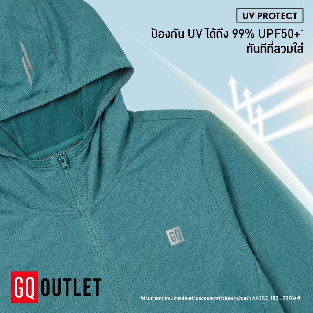 GQ Everyday Running & Training UV Women Jacket เสื้อแจ็คเก็ตกัน UV 99% UPF50+ thumbnail 3