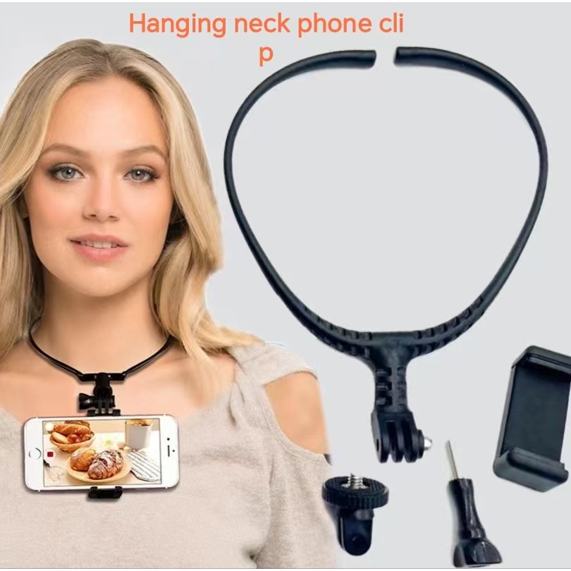 Hanging neck phone clipเข้ากันได้ โทรศัพท์มือถือ กล้อง Anti-shake Lanyardโทรศัพท์สมาร์ทสําหรับ Suitable for outdoor