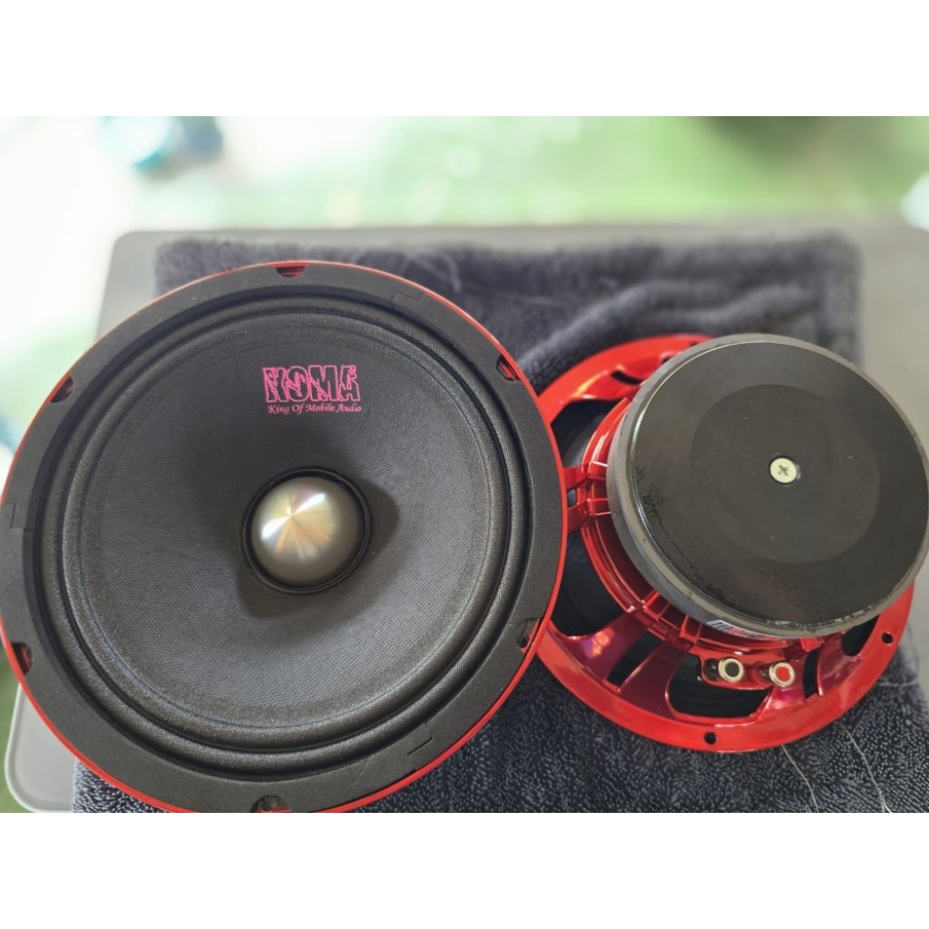 ลำโพงKoma 8 นิ้วเฟสปลั๊ก 120×1/v51 ราคา 1 คู่