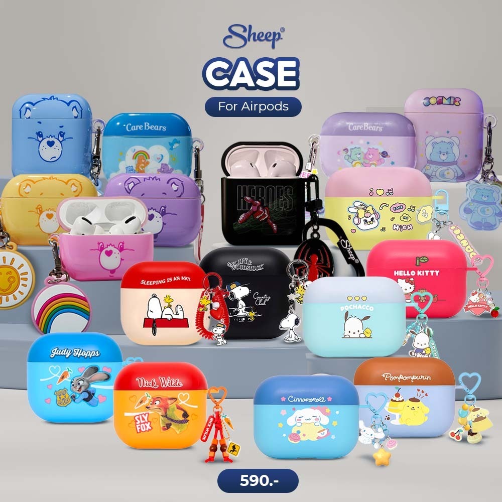 [Case For Airpods] เคสสำหรับแอร์พอต For Airpods 1/2/3/Pro กันรอย กันกระแทก เคสหูฟัง เคสน่ารัก ลิขสิทธิ์แท้ พร้อมส่ง