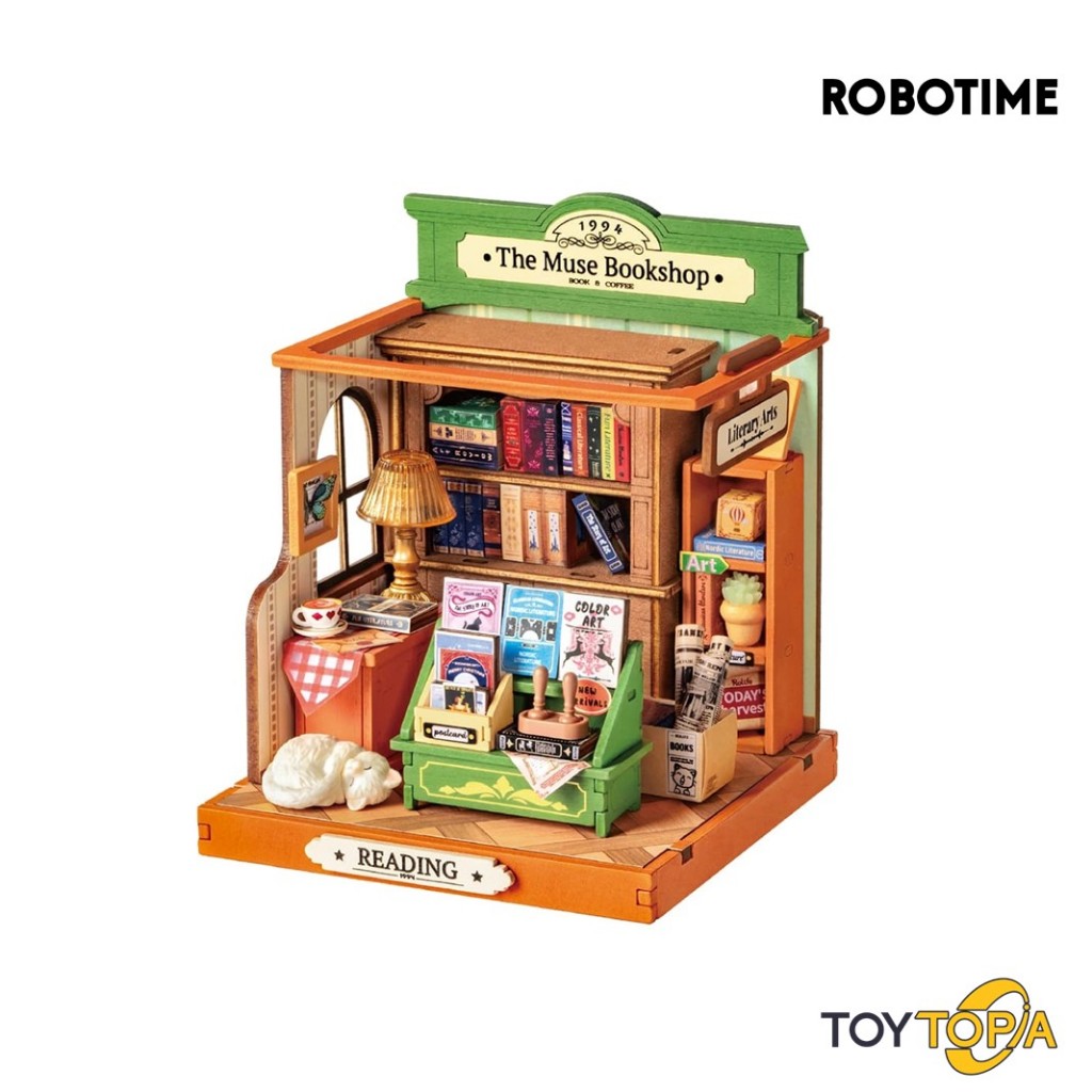 (121278) (DS040) The Muse Bookshop: DIY Miniature House By Rolife