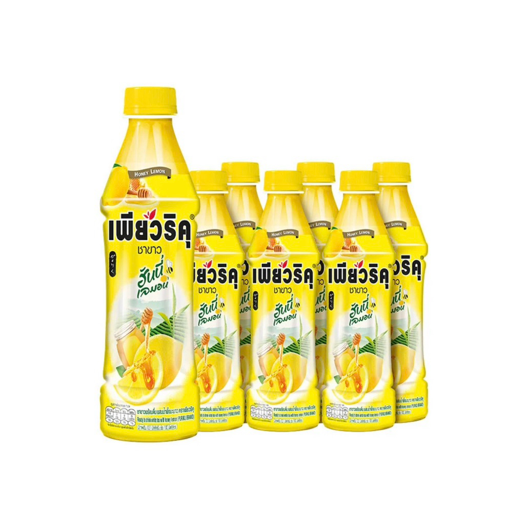 เพียวริคุ ชาขาว ฮันนี่เลมอน 350 มล. x 6