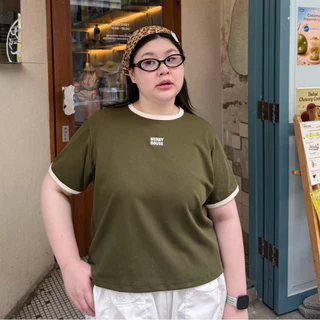 Ringer Tee (ผ้า Extrasoft) เสื้อยืดแต่งขอบ Wendystore19