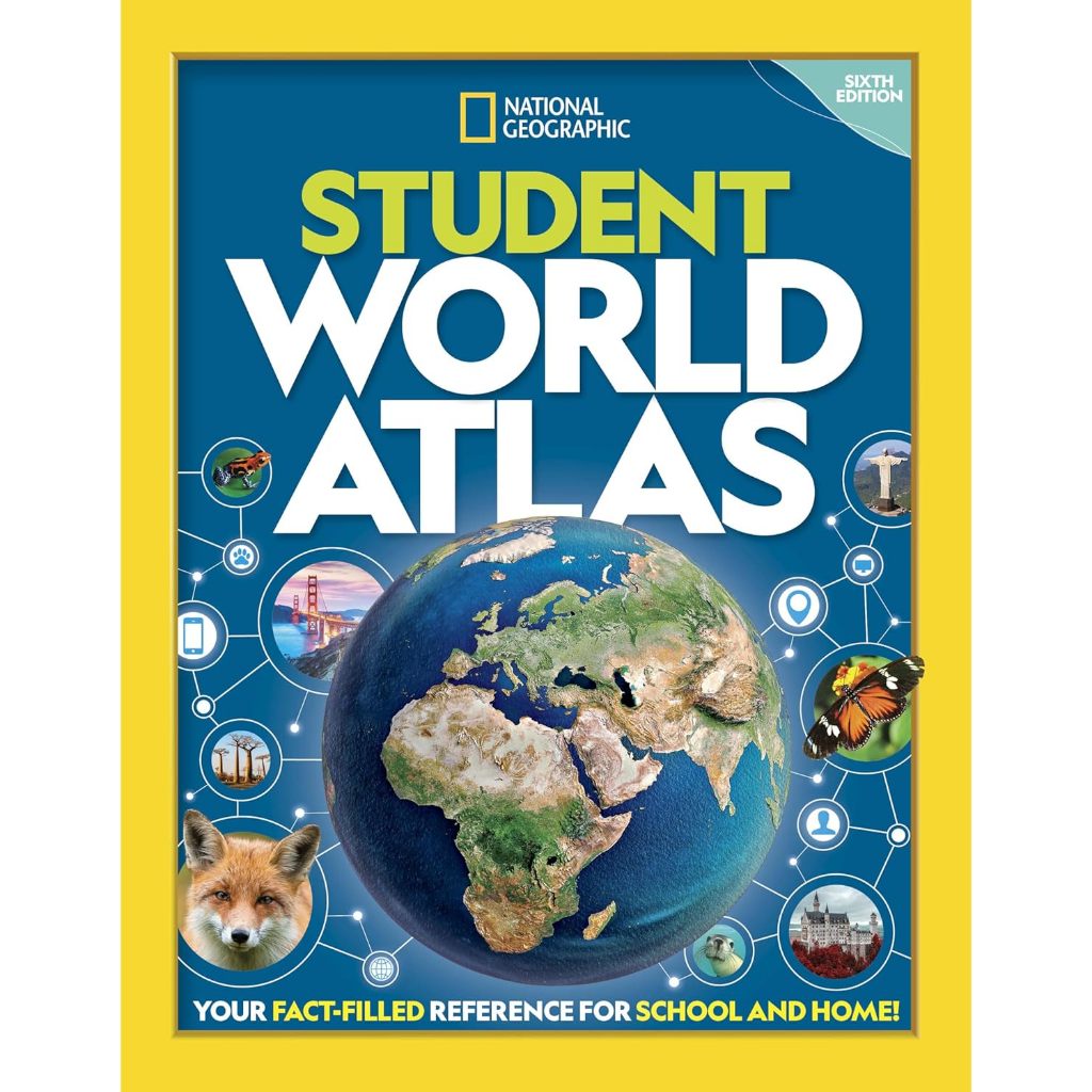 [พร้อมส่ง]  NATIONAL GEOGRAPHIC STUDENT WORLD ATLAS (9781426373435) c321  cuup