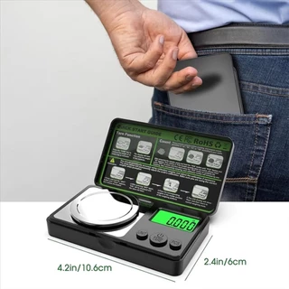 ตาชั่งดิจิตอลความละเอียดสูง 100g/0.001g เครื่องชั่งอเนกประสงค์สำหรับชั่งเครื่องประดับ ทองคำ เงิน และเมล็ดกาแฟ
