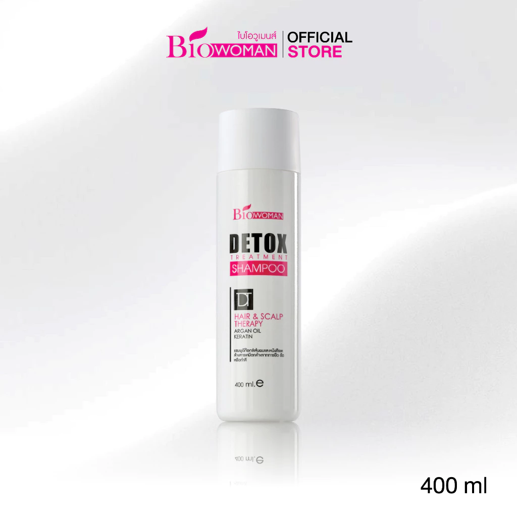 Biowoman ไบโอวูเมนส์ ดีท็อกซ์ แชมพู 400 มล.