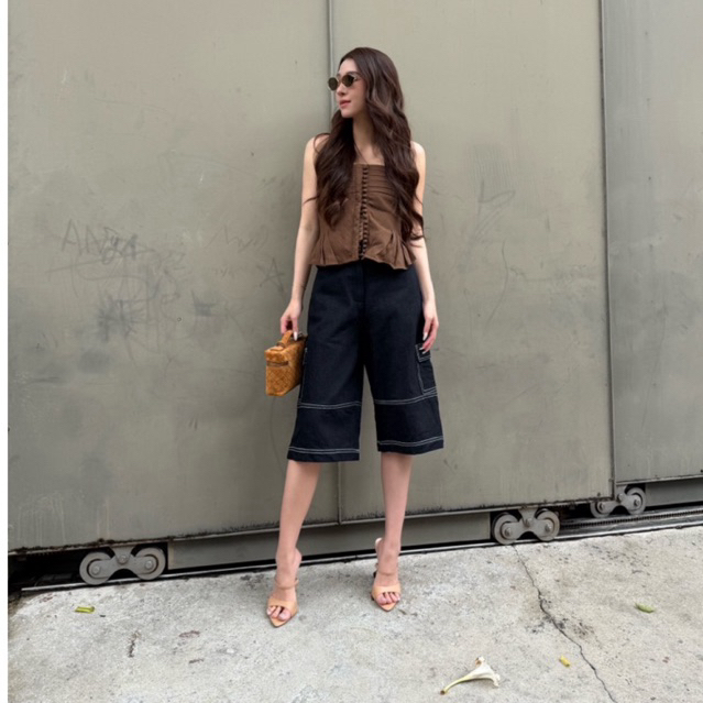 VRT - Half way cargo crop jeans (VRT Basic)