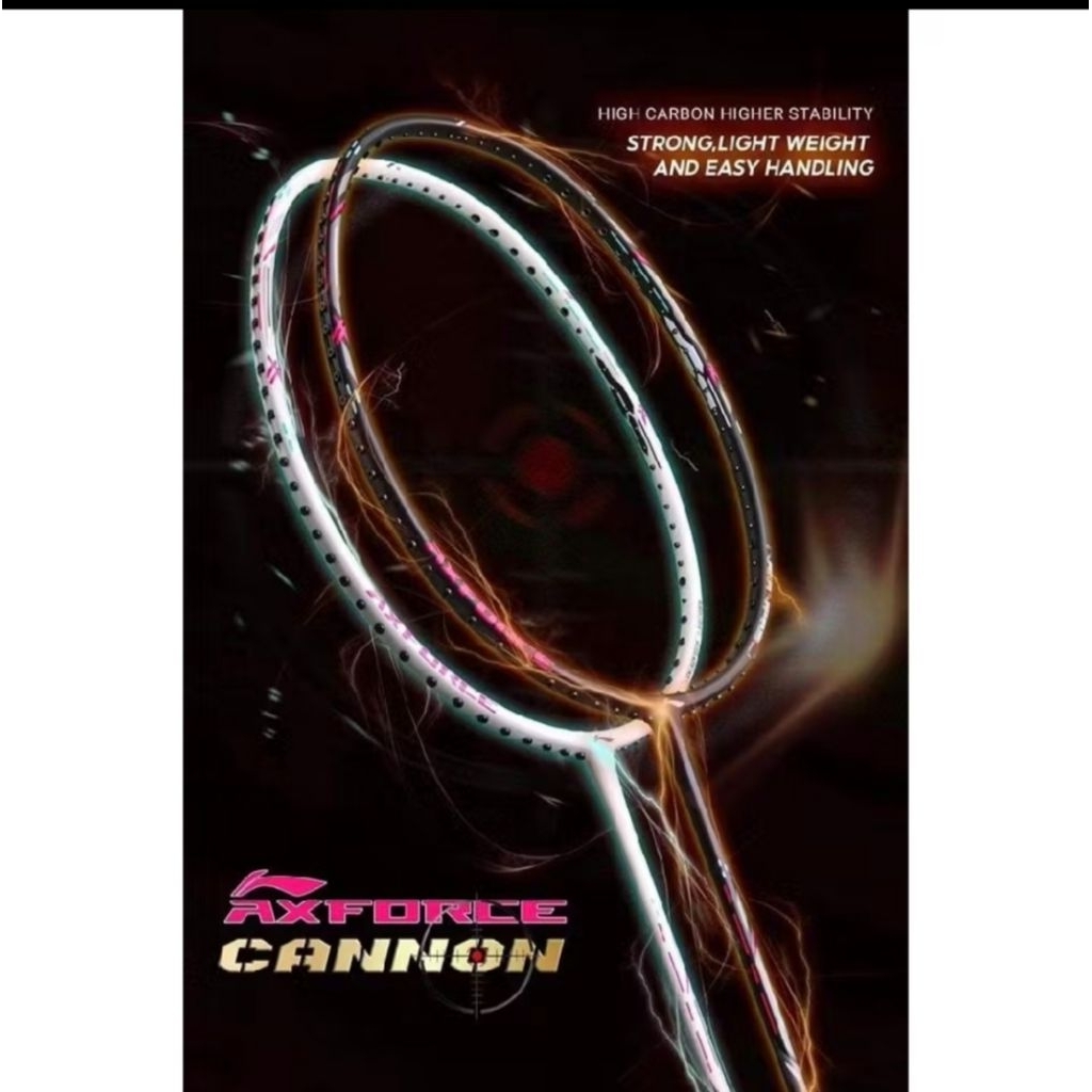 (ของแท้ 100%) ไม้แบดมินตัน LINING AXFORCE CANNON 4U/5U
