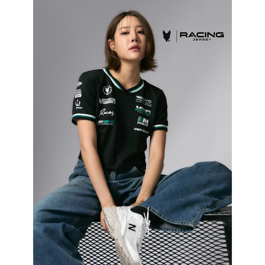 MeMo™ | Racing Jersey | เสื้อสปอร์ตเรซซิ่ง Baby Jersey สกรีน Formula ผ้าพรีเมียมโพลีเอสเตอร์ ใส่สบาย