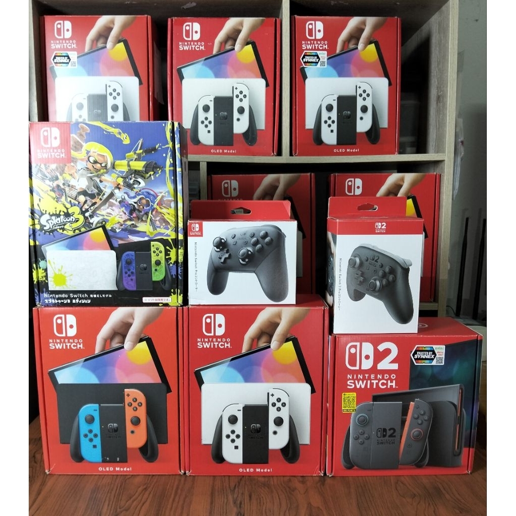 Nintendo switch Oled , Nintendo switch ( มือ2 ) , Nintendo switch V2 กล่องแดง , Nintendo switch Lite , อุปกรณ์ครบกล่อง