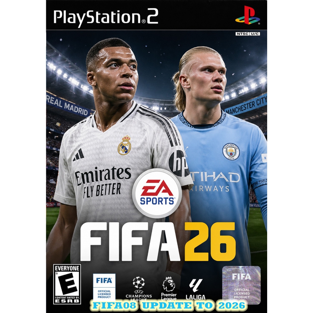 PlayStation2 - FIFA26 [ Fifa08 Update To 2026}.