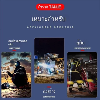 ซื้อ 1 ฟรี 1 ไฟฉายคาดหัว LED T998 ไฟคาดหัวแรงสูง 99999999W ไฟสว่างแรง ส่องแสงระยะ 5KM กันน้ำ ชาร์จได้ ทนทาน