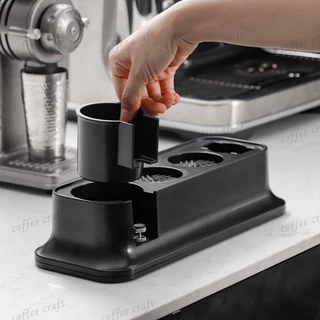 ABS Tamping Station Tamper Holder Tamping Base ฐานผู้ถืออุปกรณ์เสริมกาแฟอเนกประสงค์