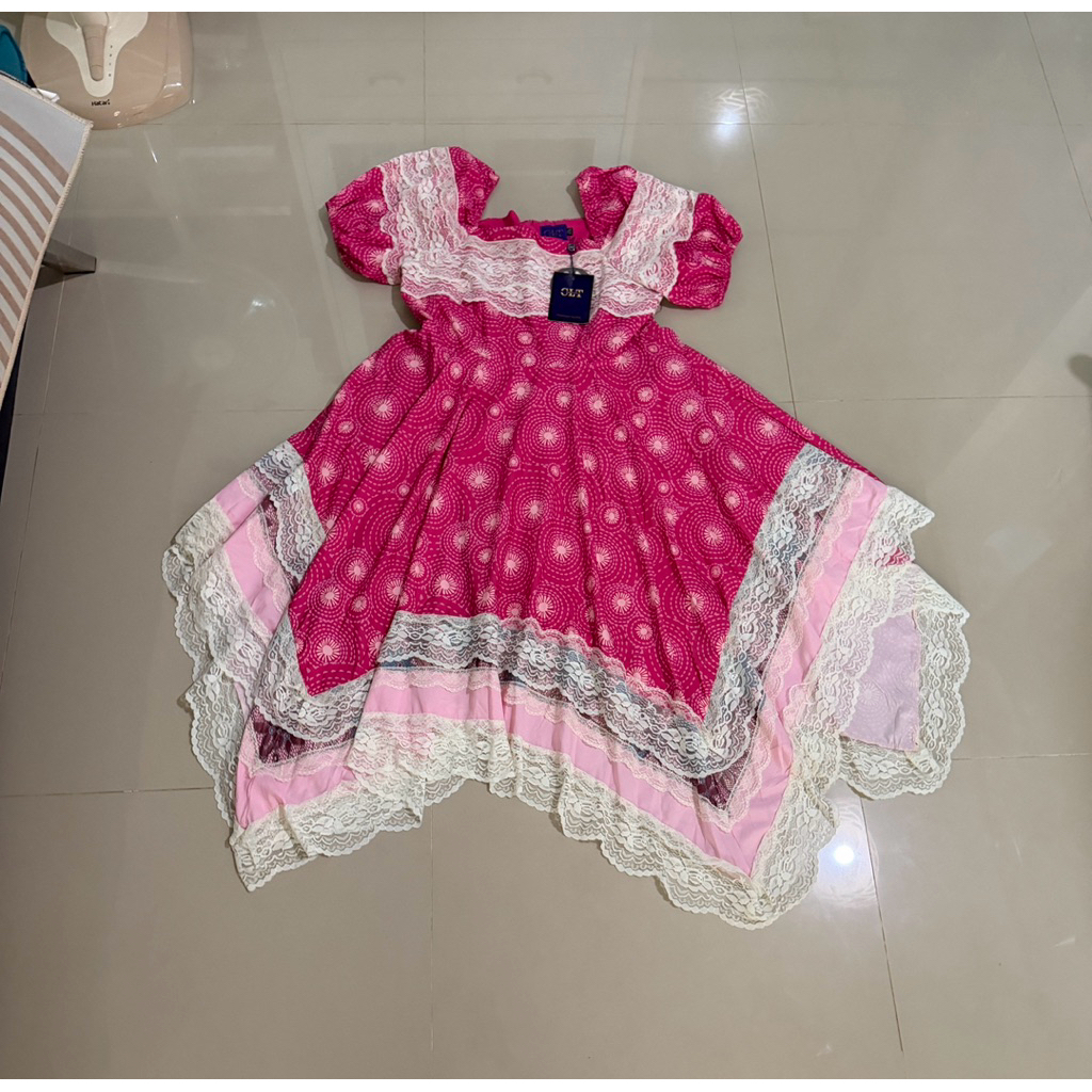 New!! ส่งต่อเดรส Dress ป้ายห้อย จาก Brand CLT (Size XXXL) 🩷🩷🩷