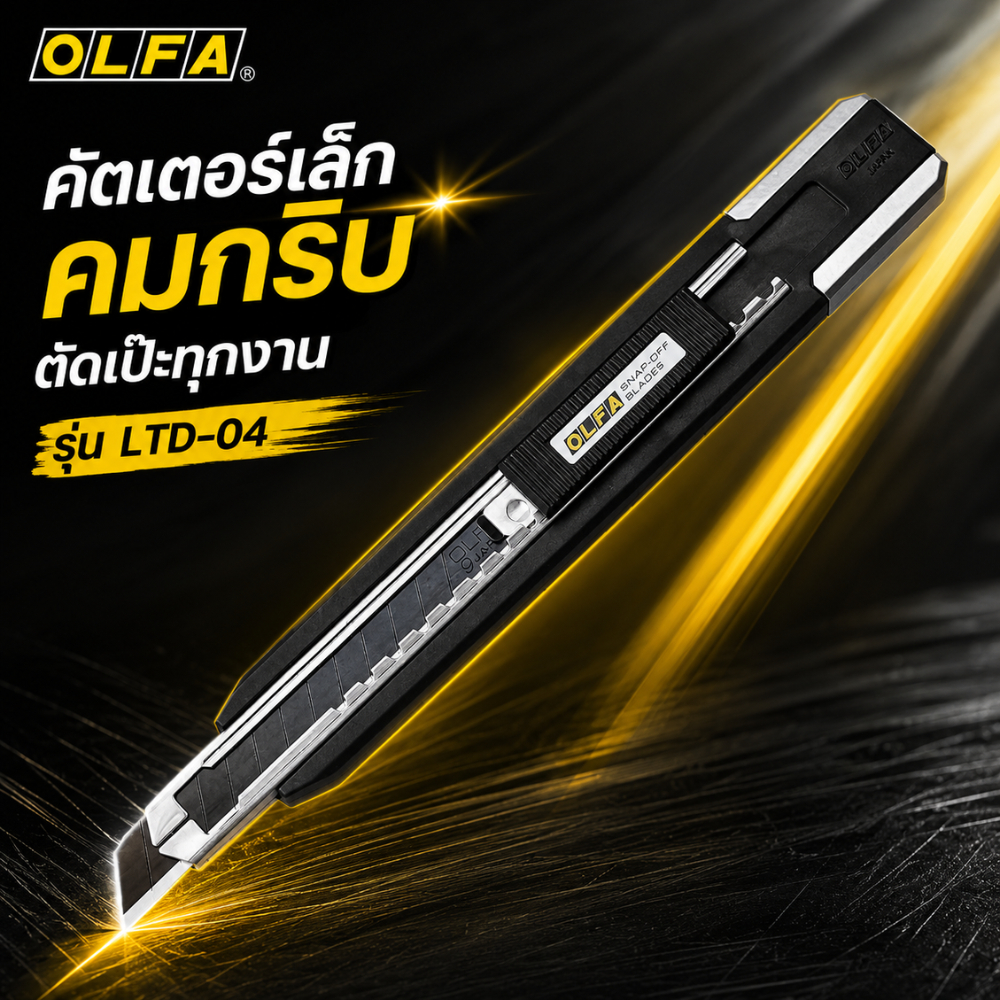 มีดอเนกประสงค์ขนาดกะทัดรัด **OLFA Limited MA (รุ่น: LTD-04)