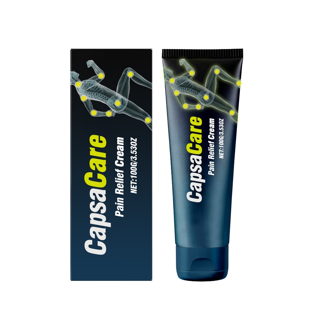 Capsacare เจลสมุนไพรข้อเข่า 100g บรรเทาปวดข้อต่อ ฟื้นฟูอาการเข่า ส่วนผสมธรรมชาติ ชุ่มชื้นสบาย