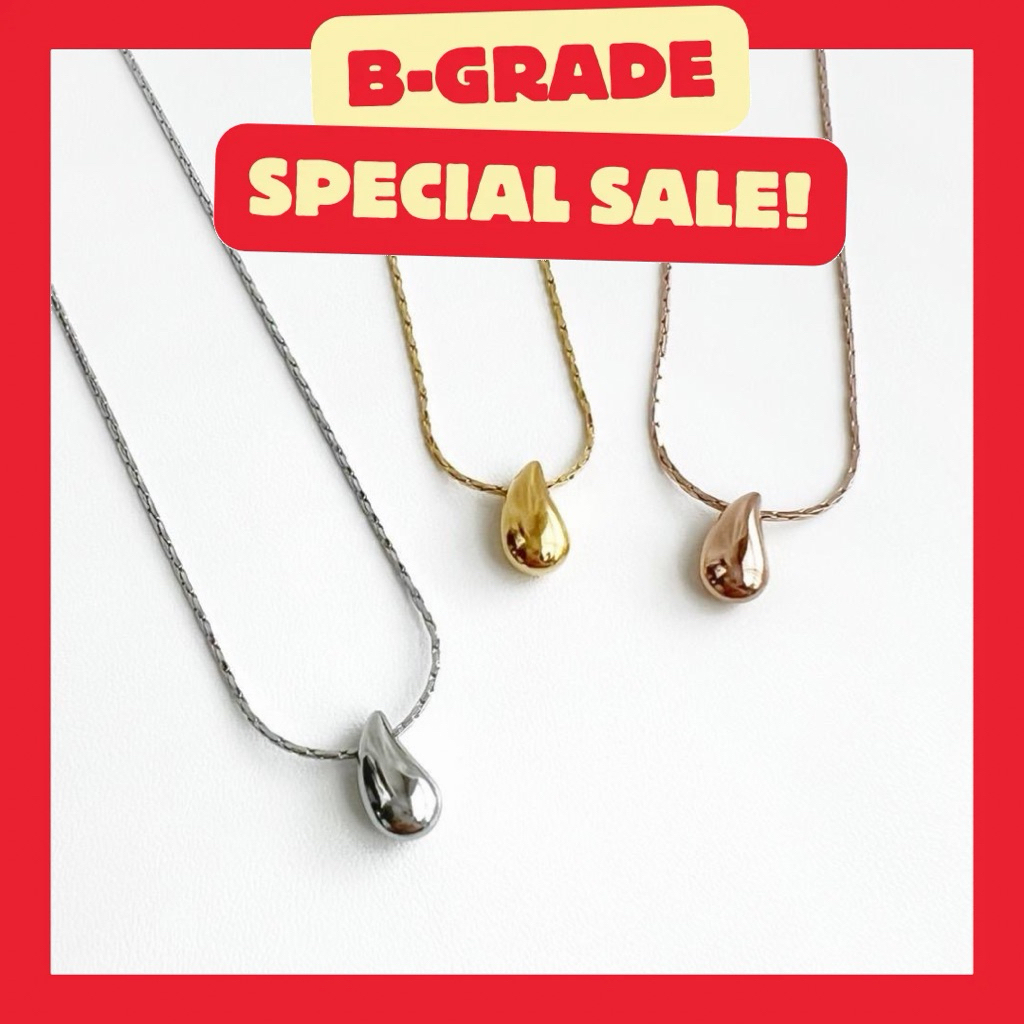 {B-Grade} Violette 14k necklace. (สร้อยคอตัวเรือนสแตนเลส)