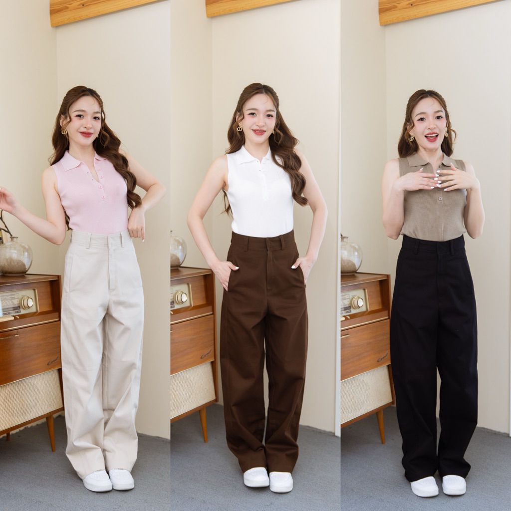 กางเกงขายาว รุ่น MAYRISA PANTS : Fashionbyjira&rena