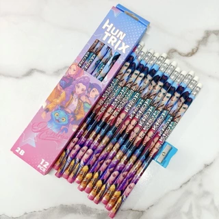 ดินสอลายการ์ตูน 1 กล่องมี 12 แท่งส่งที่ไทย