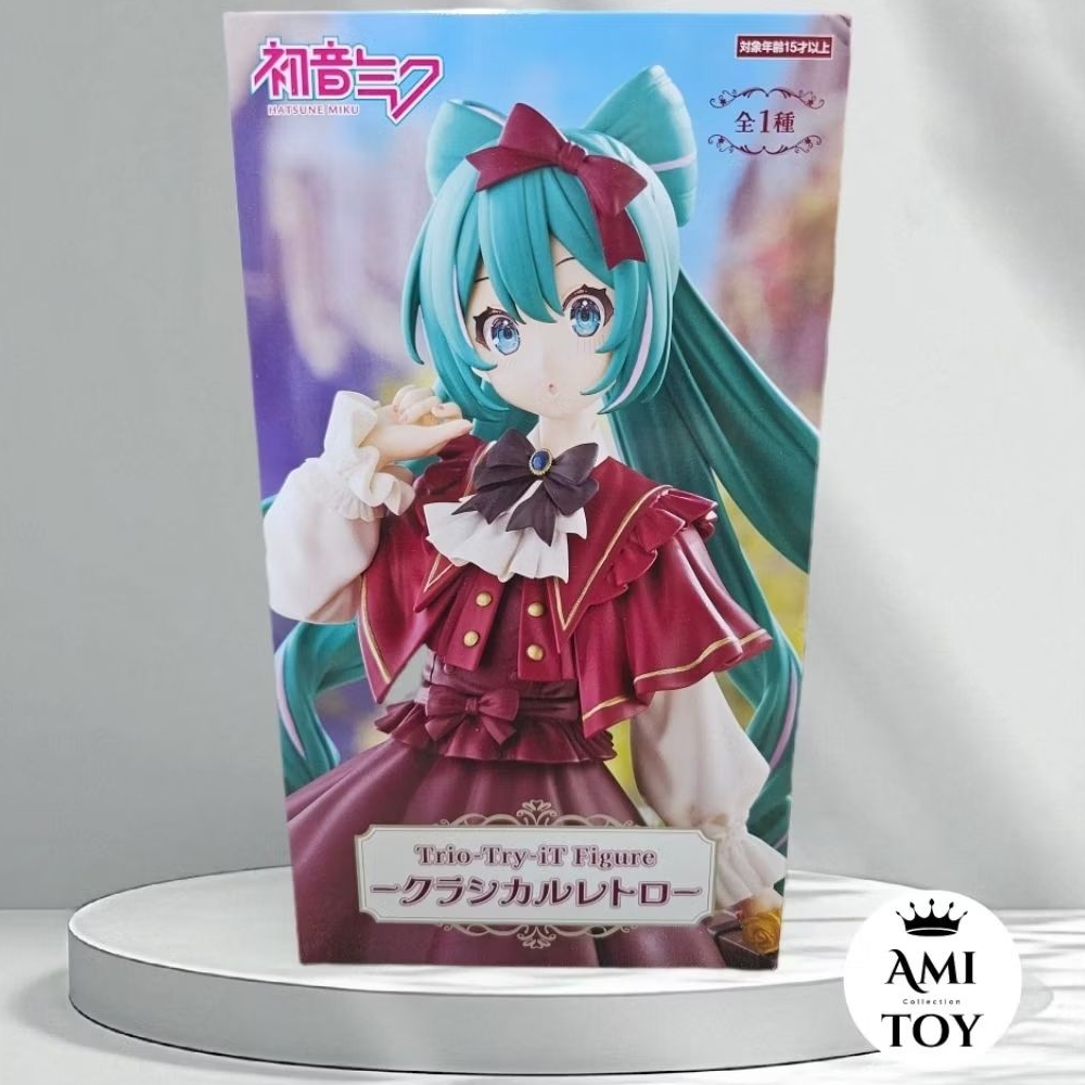 💥(พร้อมส่ง)มือ1งานแท้JP🇯🇵Hatsune miku classic retro ver.vocaloid furyu