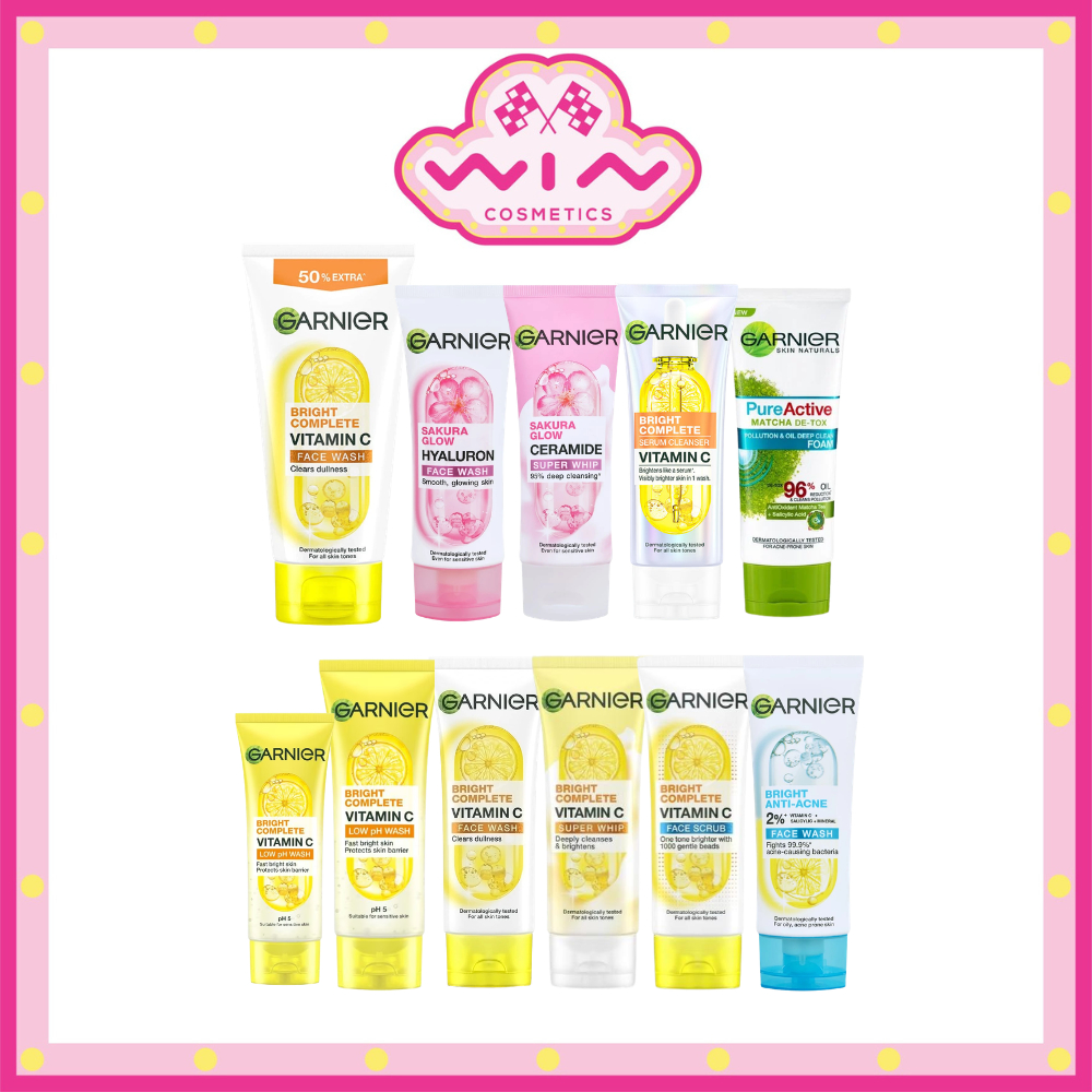 Garnier การ์นิเย่ โฟมล้างหน้า สกิน แนทเชอรัลส์ ไบรท์ คอมพลีท ผลิตภัณฑ์ทำความสะอาดผลิตหน้า