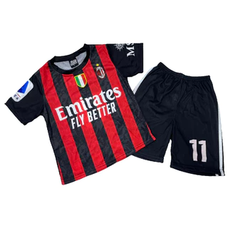 เสื้อกีฬา ชุดฟุตบอลสำหรับเด็ก ได้เสื้อ+กางเกง (2-12ปี)
