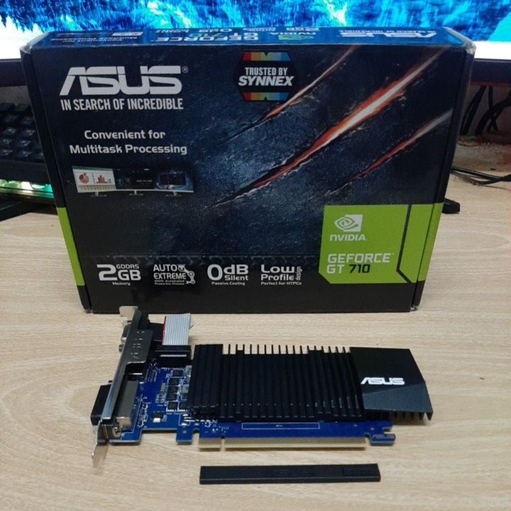 การ์ดจอ ASUS GT 710 2G DDR5 ครบกล่อง