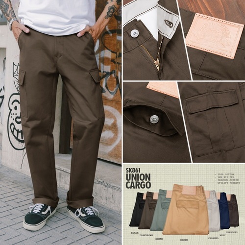 Simple&Raw - Sk861 UnionCargo 10oz. (DarkBrown)