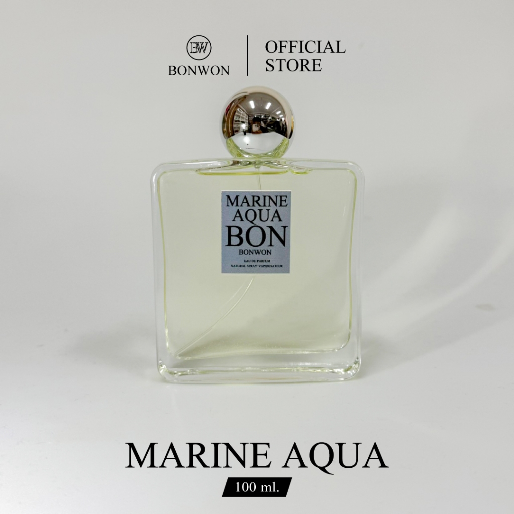 น้ำหอม BONWON กลิ่น MARINE AQUA  - น้ำหอมผู้ชายกลิ่นสดชื่น ขนาด 100 ml.