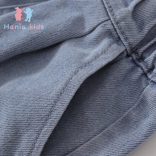 Hania kids พร้อมส่ง กางเกงคุณหนูโบว์น้อย ปลายขาลูกไม้สุดน่ารัก K5125640