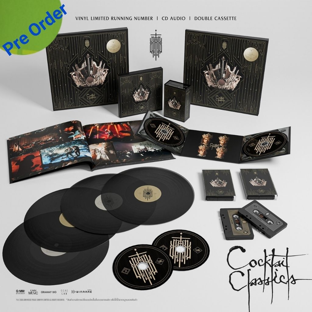 (PreOrder)COCKTAIL CLASSICS (CD Vinyl Cassette)Volume 1&2 (ปิดจอง31พค)