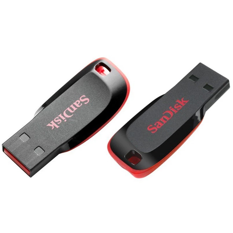 SanDisk CRUZER BLADE USB แฟลชไดร์ฟ 32GB-64GB-128GB- USB2.0 (SDCZ50-032G-B35, black)