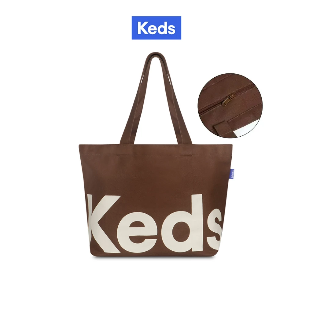 KEDS กระเป๋ามีซิป รุ่น THE KEDS BAG สีช็อกโกแลต ( KS26ACB01028 )