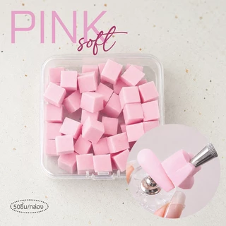 Sponge ฟองน้ำไล่สีเล็บ 50ชิ้น/กล่อง เบลนสีเล็บ ฟองน้ำแต่งเล็บ ฟองน้ำเบลนด์สี Ombre Nail Style