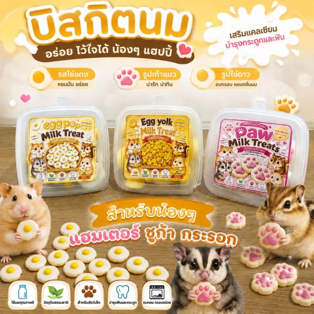 [HiHamster]ขนมdiy บิสกิตไข่แดง นมแพะ โฮมเมด เป็นขนมช่วยย่อย หอมอร่อย