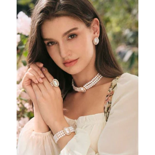ชุดเครื่องประดับมุก สร้อยคอ สร้อยข้อมือ ต่างหู พร้อมส่ง
