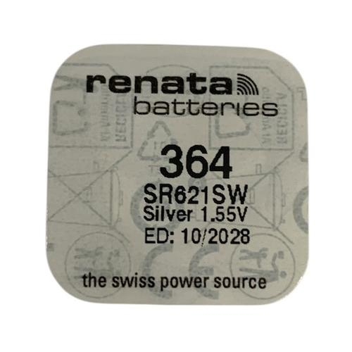 ถ่านกระดุม Renata ถ่านของแท้ 1.55V SR43W , 386 / SR43W  แบ่งจำหน่าย 1เม็ด,5เม็ด