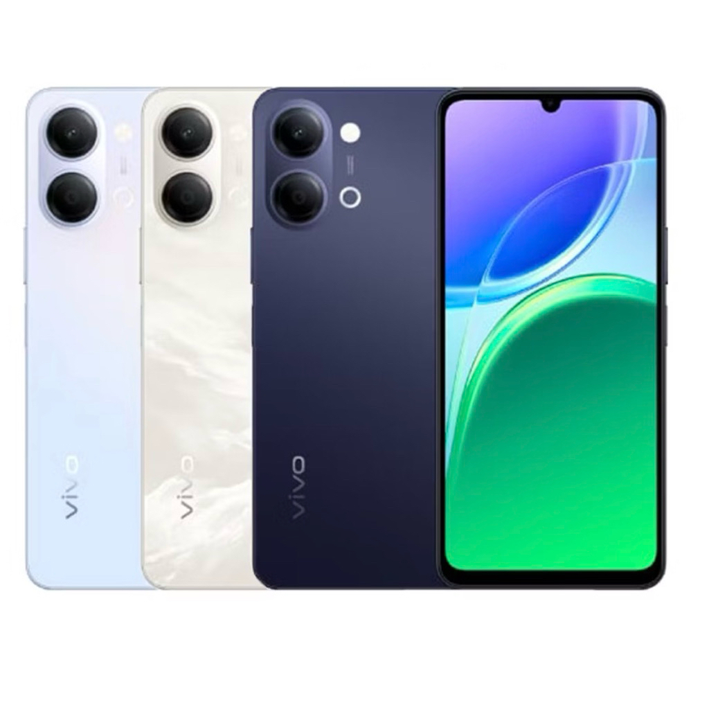 สมาร์ทโฟน Vivo Y05 4+128GB จอ6.67 นิ้ว กล้อง13MP แบต6,500 mAh USB Type-C 2.0 15W