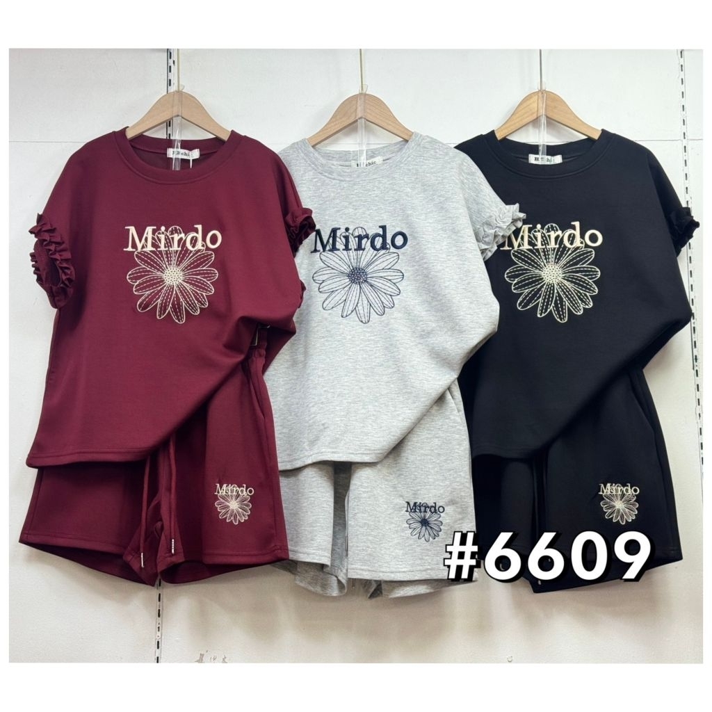 ชุดเซท 2 ชิ้น (มี 3 แบบ หลายสี) เสื้อโอเวอร์ไซส์ + กางเกงขาสั้น ผ้าเนื้อดีงานสวย ชุดสวยๆ