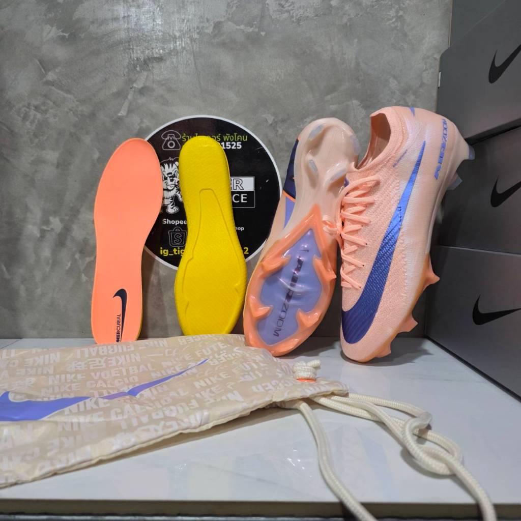 MV16 ท็อปปุ่ม FG Nike Showtime Pack รหัสสินค้า IO8214-850 Nike Zoom Mercurial Vapor 16 Elite LV8