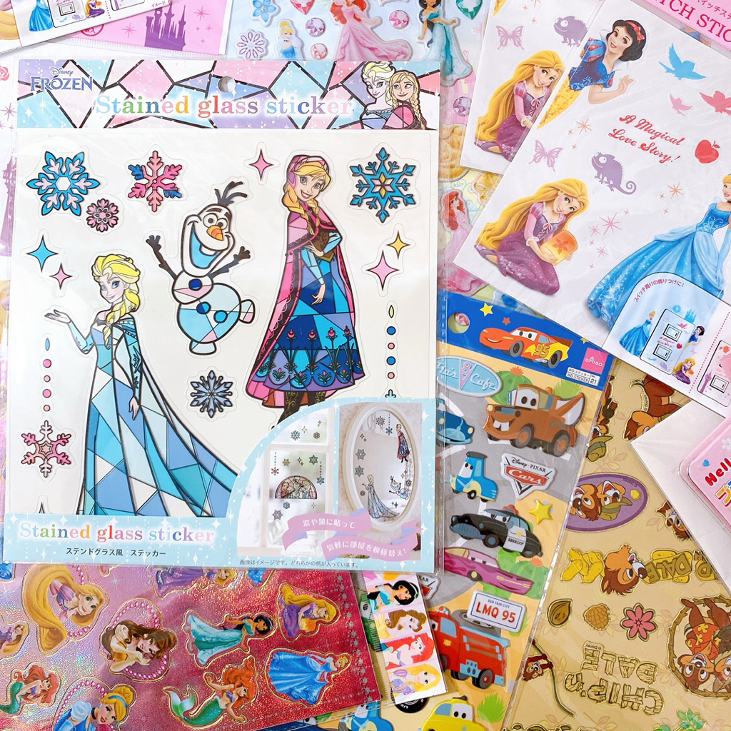 (พร้อมส่ง-085) Sticker สติ๊กเกอร์  Disney Sanrio. San-x. ของแท้100%จากญี่ปุ่น
