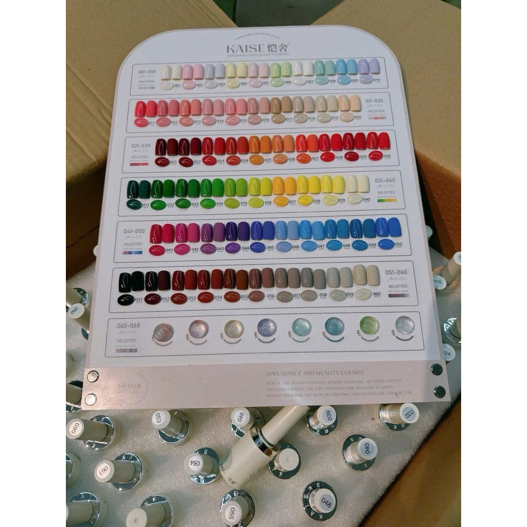 พร้อมส่งค่ะมาไหน่ค่ะสีพื้นKaiseมี68 สีฟรีเบล+ทอ็ป+ชาร์ทสีค่ะ