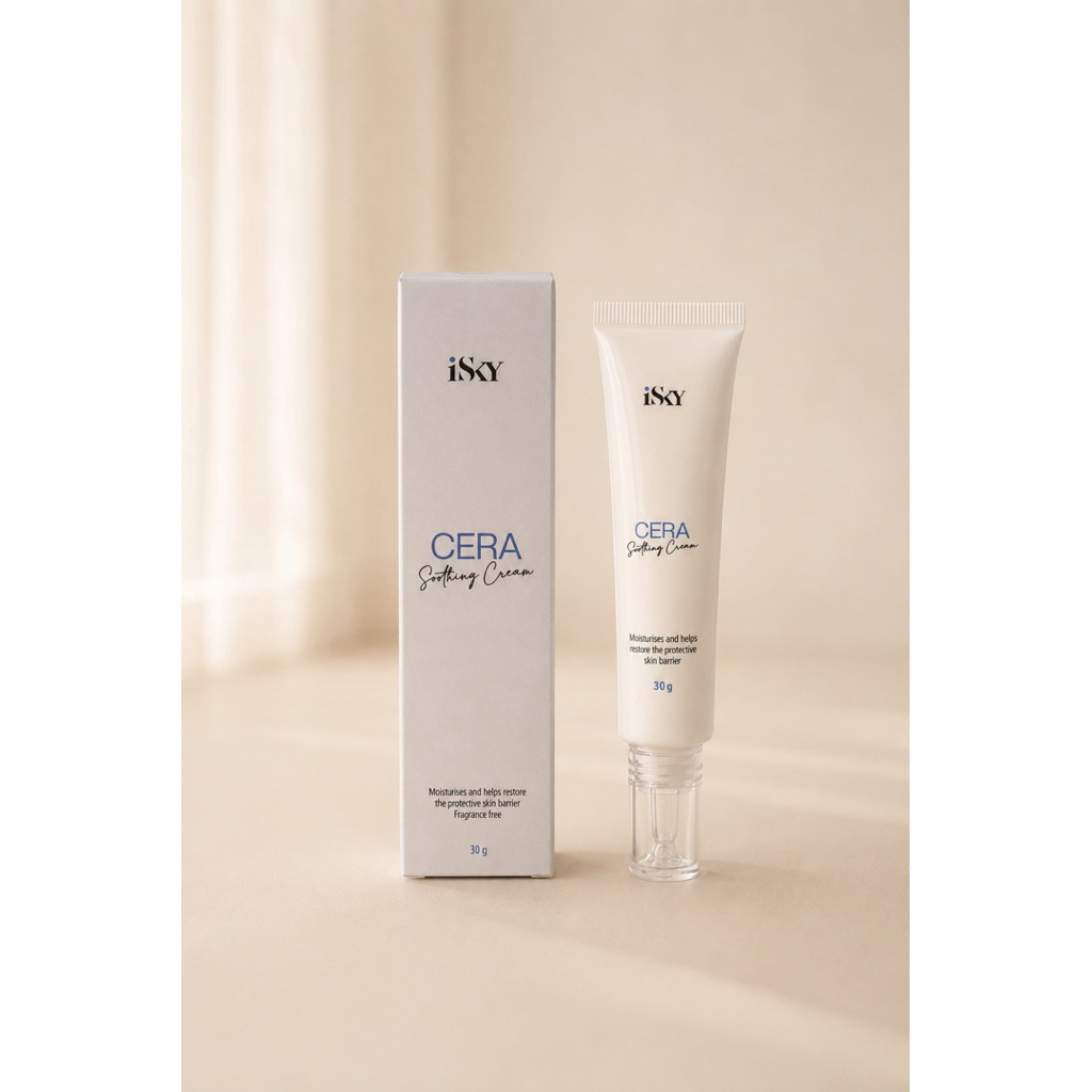 iSKY Cera Soothing Cream 30g ครีมบำรุงและปกป้องฟื้นฟูผิวอย่างเข้มข้น