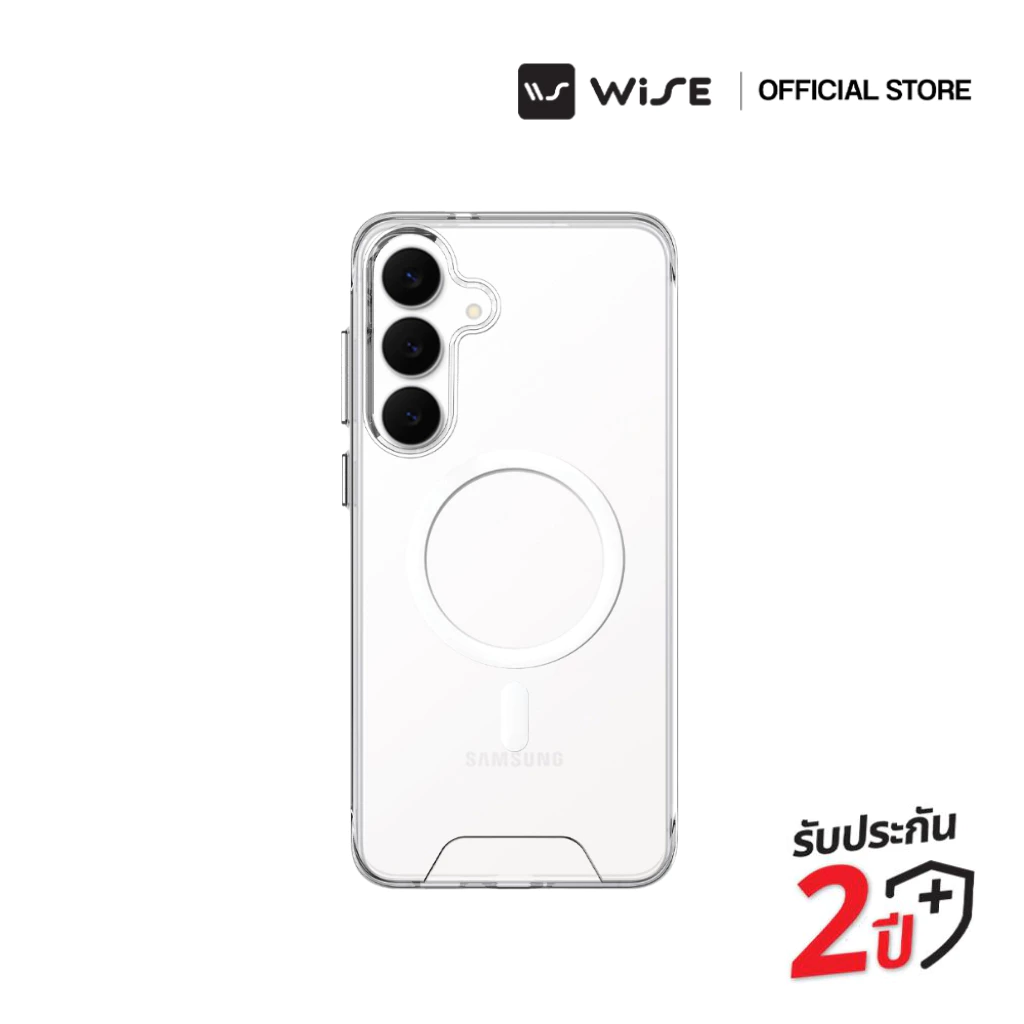 WISE Phone Case สำหรับ SAMSUNG S26ULTRA /S25ULTRA /S25FE เคสใส เคสแม่เหล็กใส เคสกันกระแทก