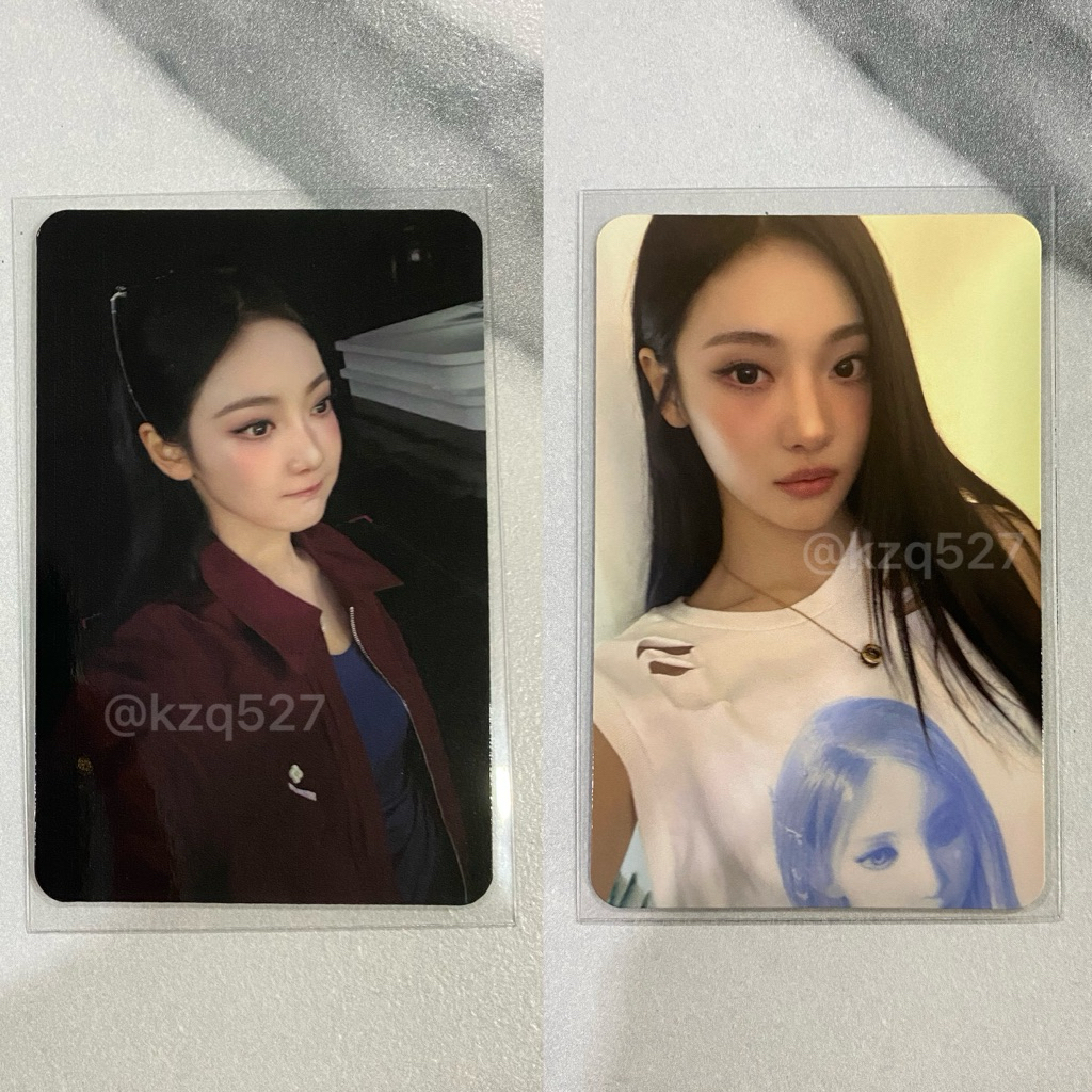 [เฉพาะการ์ดเซลฟี่/ไม่มีแพ็กเกจ] การ์ด qq music aespa rich man คาริน่า หนิงหนิง karina ningning