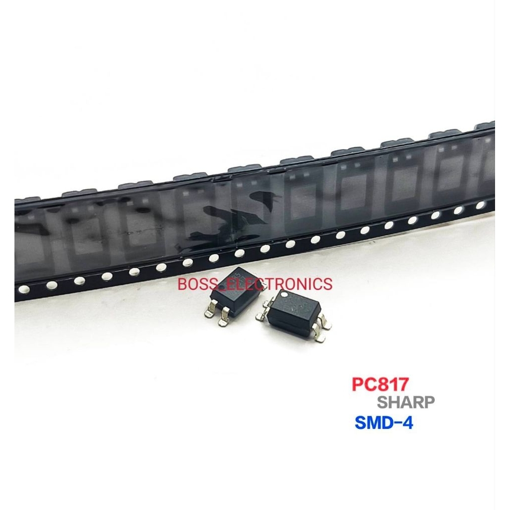 ราคา 10ตัว 👉👉SMD-4  PC817  IC 817  Opto coupler SOP-4 ไอซีออปโต้คอปเปอร์ขาแปะปริ้น 4ขา
