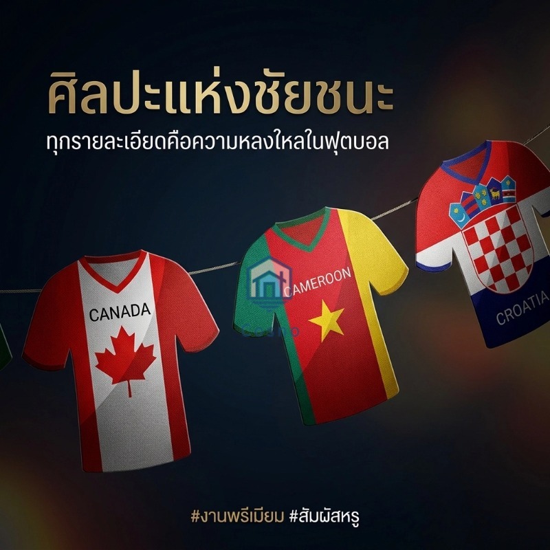 🔥 ราคาถูกสุด! ธงแขวนฟุตบอลโลก 24 ทีม ลายเสื้อทีมชาติ สำหรับตกแต่งปาร์ตี้ฟุตบอล บาร์