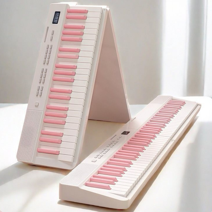 SRR Portable Folding Piano 88 Key Electronic Piano Students Adult Intelling Interergarten Indergart