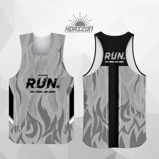 Horizon RUN no pain no gain เสื้อกีฬา เสื้อวิ่ง ULTRA LIGHT เบาบาง Sport Running Jersey