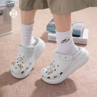 Classic Crush Clog รองเท้าใส่สบายทั้งชายหญิง มีสีขาวครีม ดีไซน์โมเดิร์น ใส่ประจำวันได้เลย พร้อมส่ง
